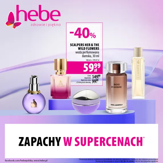 zapachy Hebe w supercenach