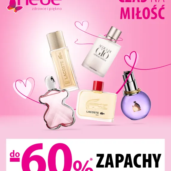 Perfumy na różowym tle 