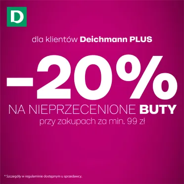 Biały napis na różowym tle.