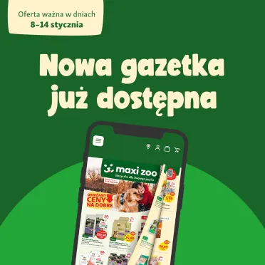 Biały napis na zielonym tle.