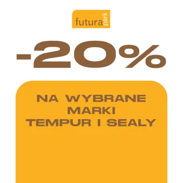 Żółty napis na białym tle.