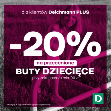 Biały napis na różowym tle.