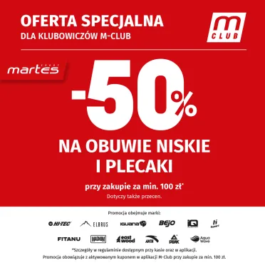 Biały napis na czerwonym tle.